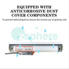 Linear Sensor Scale 2Axis/3Axis Digital Readout DRO Display for Mill Lathe EDM