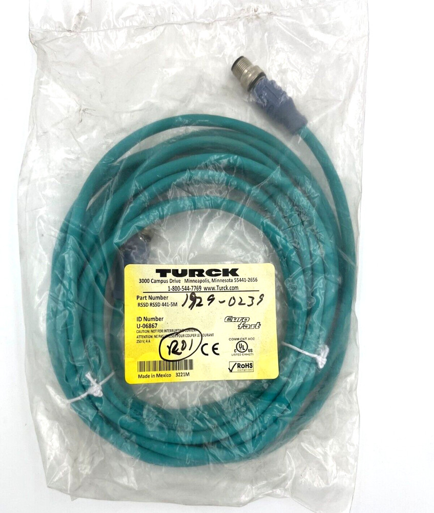 Turck Double Ended Cordset RSSD RSSD 441-5M