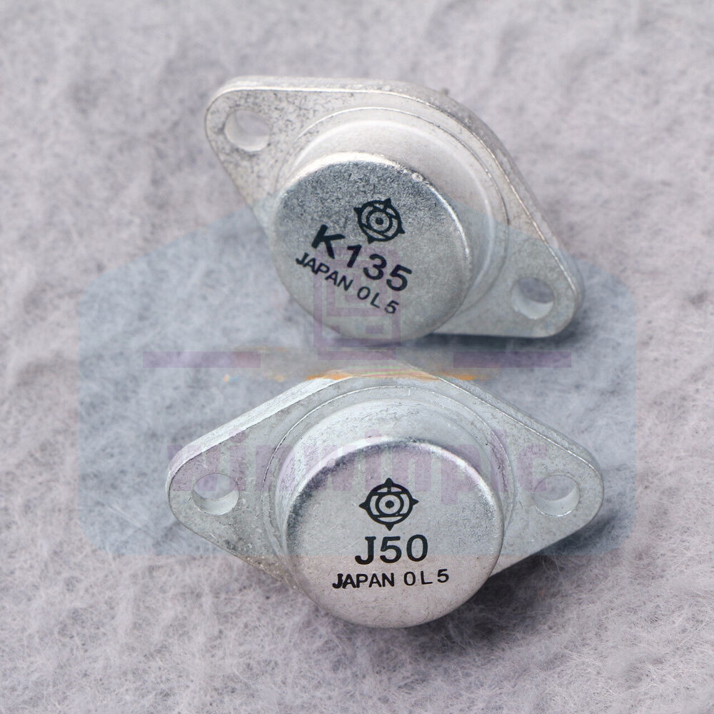 1pair Transistor TO-3 2SJ50+2SK135 J50+K135