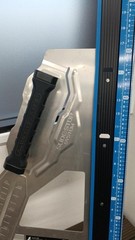 Shinwa Circular Saw Guide Ruler Aluminum Blue/White Angled & Straight Cut