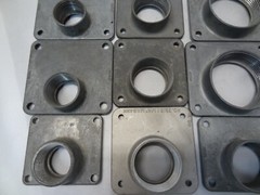 LOT OF (19) MISC. CONDUIT METER HUB SOCKETS + (50) REDUCING WASHERS