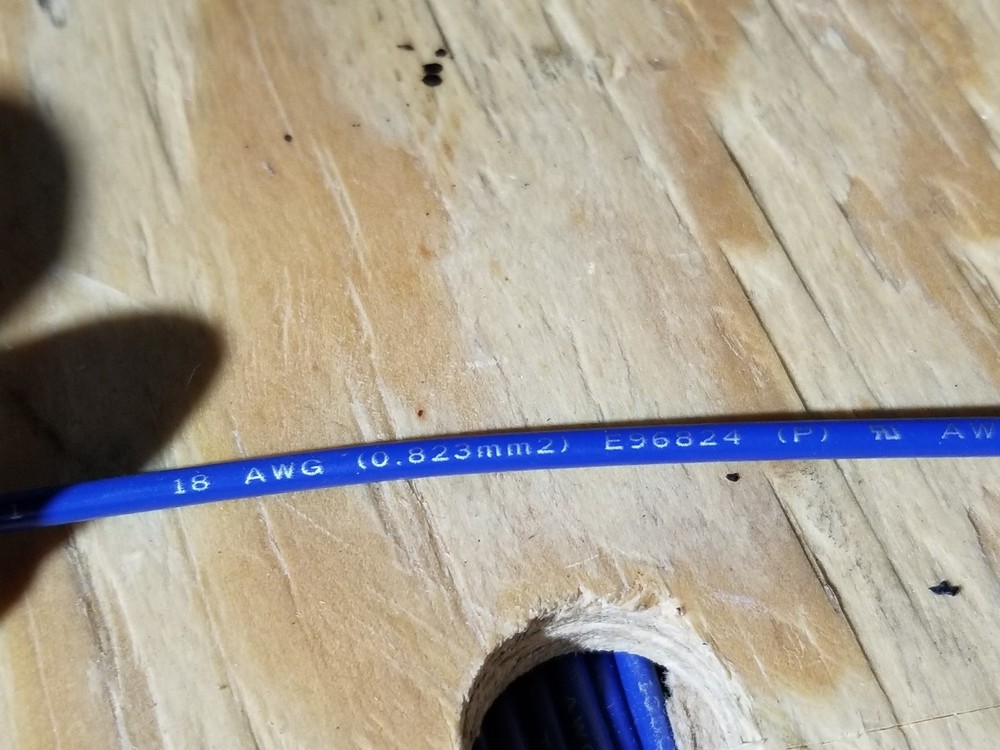 Southwire #18awg 16×30 Tinned Topcoat Copper Lead Wire UL1015/1230 Blue /100ft