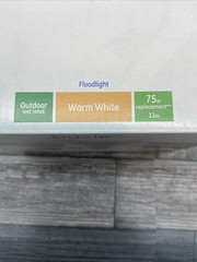 GE Basic LED Outdoor Floodlight 2 Bulbs 11w Lot Of 2 {E2}