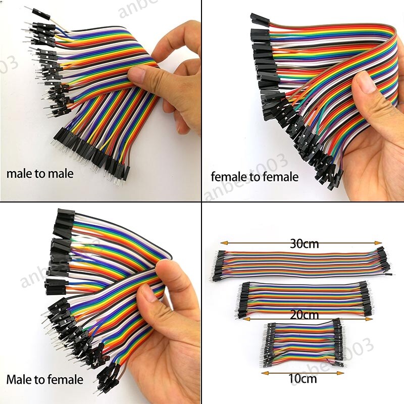 Male to Male Female to Female 40Pin Jumper Wire Connection Line Cable DIY