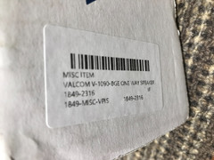 VALCOM TALKBACK FLEXHORN V-1090-BGE / BEIGE NIB*