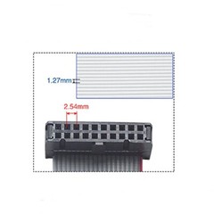 1Pcs 2.54mm Pitch 2×30 Pin 60 Pin 60 Wire IDC Flat Ribbon Cable Length 8CM