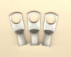 10 TIN PLATED Copper Ring Lug Terminal Connector #8 Wire Gauge 5/16 Stud MOLEX
