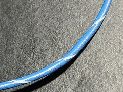 Advanced Digital Cable #14awg TnCu BC-5W2 HookUp Wire 1015/1230 Blue/White/100ft