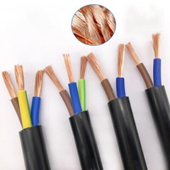 0.12-6mm² Flex Wire Copper 2/3/4/5/6/8/10 Cores Electrical Cable PVC Insulation