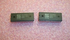 QTY (2) Z8430APS ZILOG Z80A CTC 28 PIN DIP REFURBISHED SOCKET PULLS