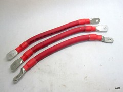 3x 12″ Welding Cable 2/0 AWG