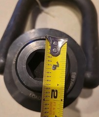 ACTEK 34617-6 1-1/4-7 SWIVEL HOIST RING, NEW Load 15000 lbs Torque To 470 FT-LBS