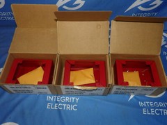 Lot of 3 NIB Simplex 690-317 2975-9178 CDT Red Fire Alarm Pull Station Box + …