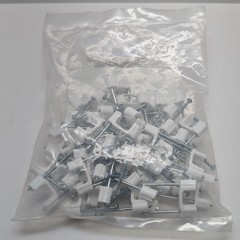 35016 – 1/2″ Plastic Stacking Staples for (2) 14/2 & 12/2 – Pack of 50