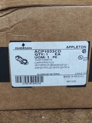 Appleton – ACP1033CD – 100A 3-Pole 600Vac/250Vdc New In Box