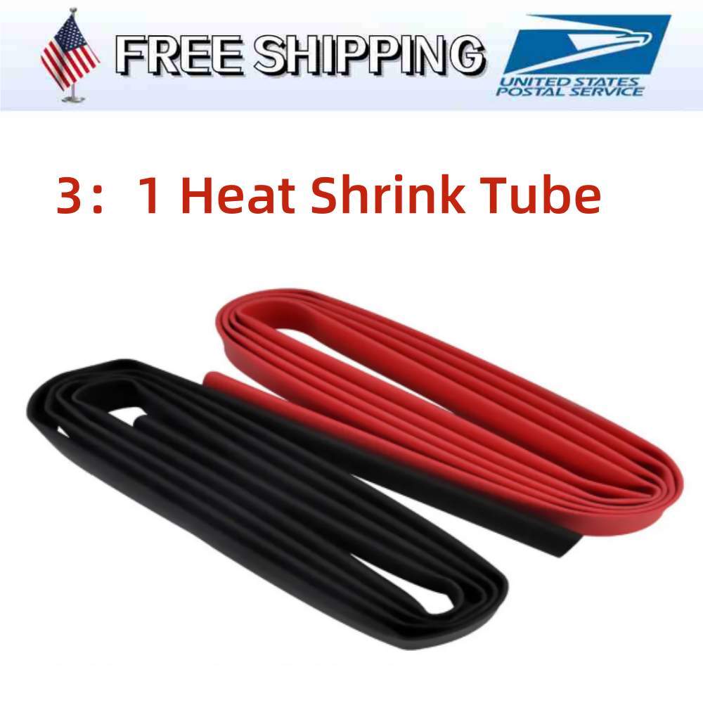3:1 Heat Shrink Tubing Adhesive lined/Electrical wire sleeve 1/4″ 3/4″ 3/8″ 1/2″