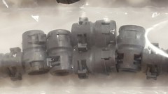 Lot of 10 Switchcraft Part # EN3C3M Standard Circular Conn 3C MALE CORD W/#20