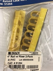 Brady EZ Panel LOC 51264 4″ Raised Lock Rail 480/600V Breaker Block (Pack of 2)