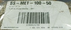 Metal Braided Sleeving 50′ BS-MET-100-50