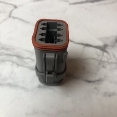 10x DT06-08SA-E008 Deutsch DT 8-Pin Plug Connector Kit Gray A-Key Shrink Boot