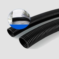 Flexible Conduit Split Wire Loom Corrugated Electrical Car Wire Cable Protection
