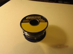 Vintage Consolidated Company Bare Nickel Chromium Electronic Wire 20 4 oz Roll