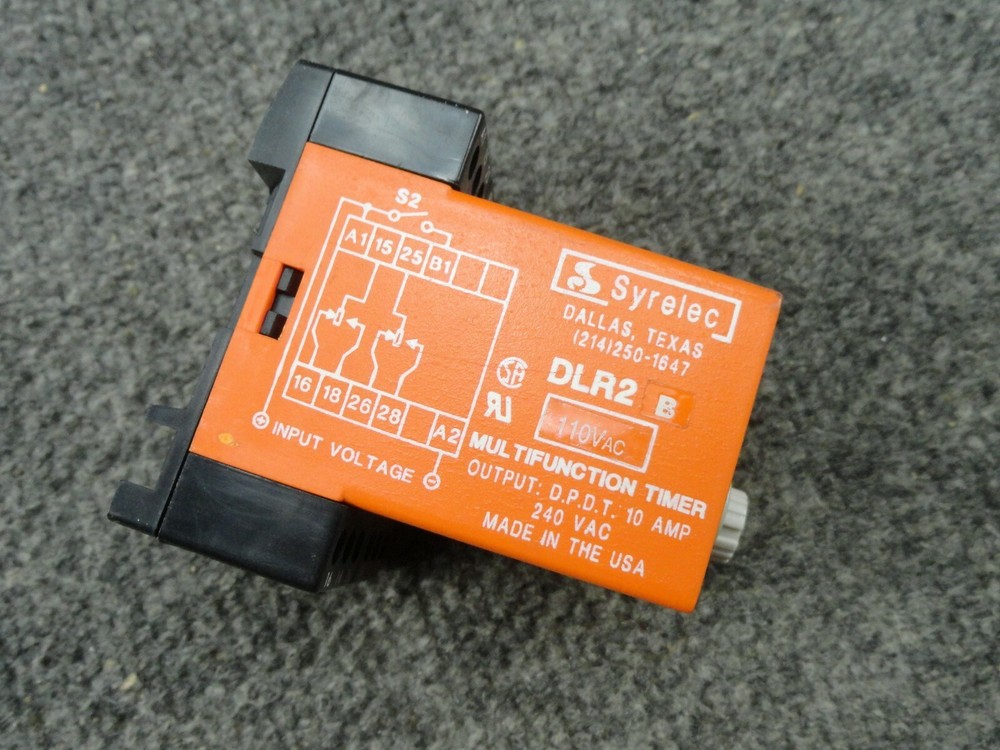 Unused Syrelec Crouzet DLR2B Digital Timer DLR2 B 110A Multifunction Timer