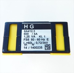 HG 6A412.3 600/5A 1.25VA KI.1 FS5 50-60Hz Measuring Current Transformer -Unused/Original Packaging-