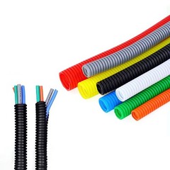 Conduit Spilt Cable Tidy Flexible Tube Convoluted Protection Tubing PP Non Split