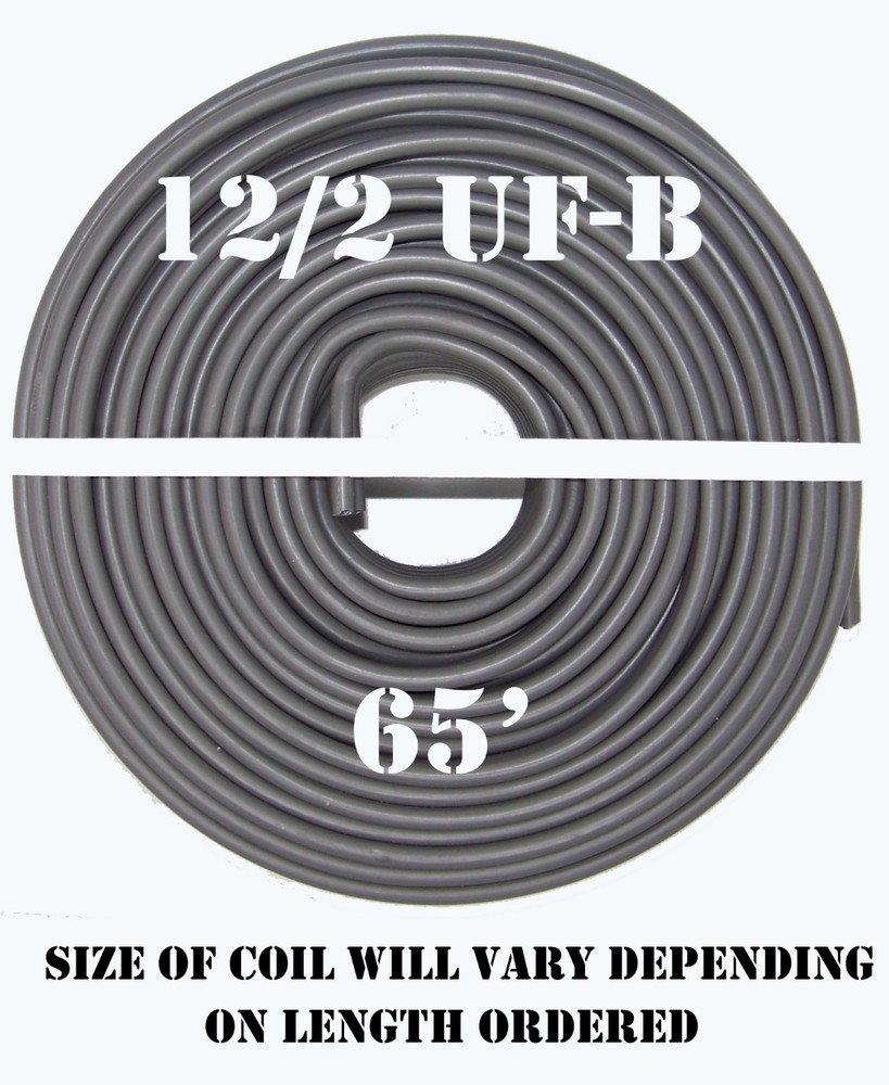 12/2 UF-B x 65′ Southwire Underground Feeder Cable