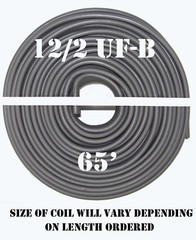 12/2 UF-B x 65′ Southwire Underground Feeder Cable