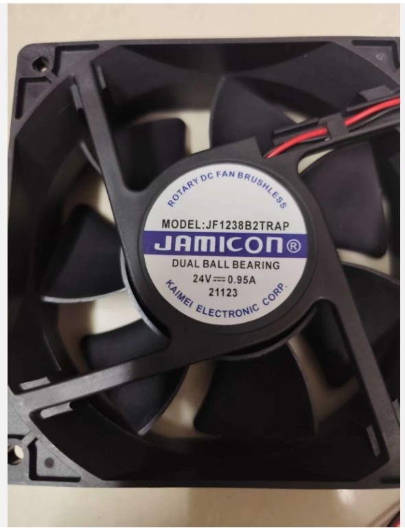 1 PCS JAMICON Fan JF1238B2TRAP DC24V 0.95A 12038 12CM 2 Wire cooling fan