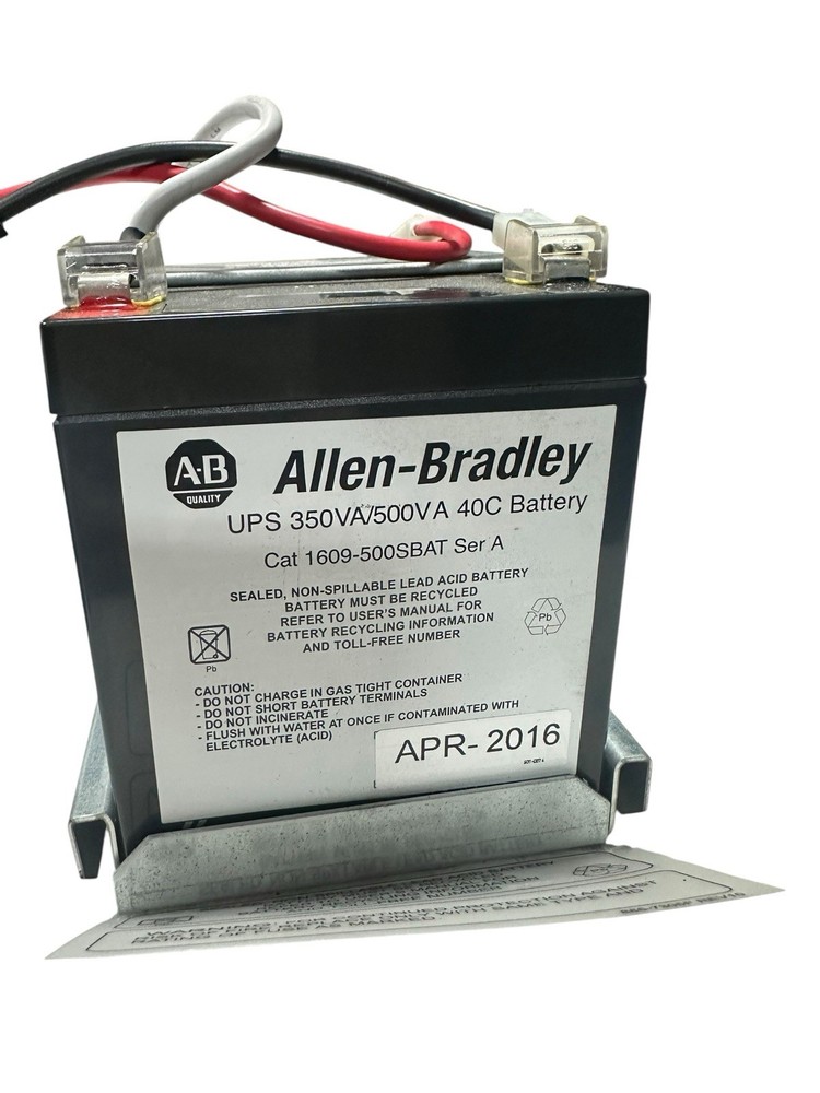 Allen-Bradley 1609-500SBAT 350VA/500VA 40C Series A Battery UPS System FreeShip