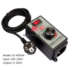 4000W Electronic Voltage Regulator Stepless AC Motor Speed Controller 110V/220V