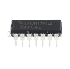 100PCS CD40106 CD40106BE 40106 HEX SCHMITT TRIGGER IC