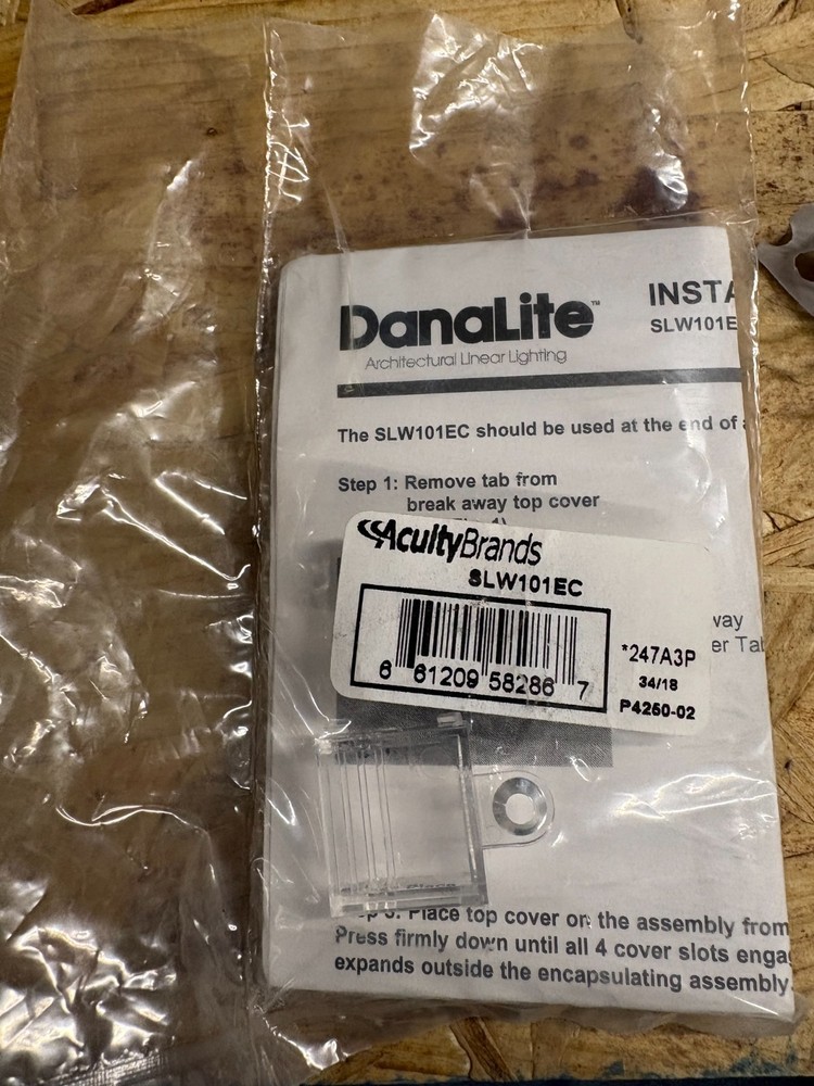 ACUITY BRANDS FLEX CONNECT END CAP # SLW101EC