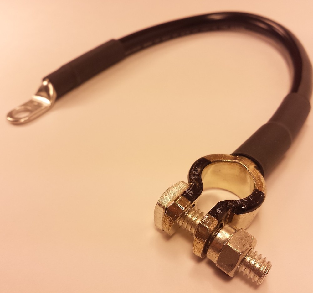 Battery Cable Negative 4 Gauge AWG Marine Grade Tinned Copper – Car, Boat, Solar