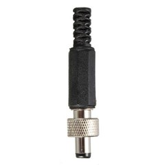 Screw Locking Metal Panel Mount Socket DC Power Connector Female Plug 2.1×5.5mm