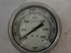 Marshalltown 0-600 PSI, 3.5″ Dial Pressure Gauge, Model G25692, New