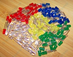 10x LM3914 IC LED Display Bargraph Driver + 100x 5mm LED Assorted Colors – USA