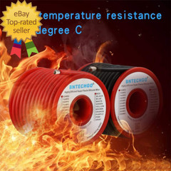 12 Gauge Silicone Wire Spool Red and Black Each 25Ft Flexible 12 AWG Stranded