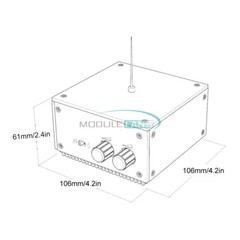 Bluetooth Music Tesla Coil AC110-240V 50/60Hz 120W High Frequency Voltage Pulse