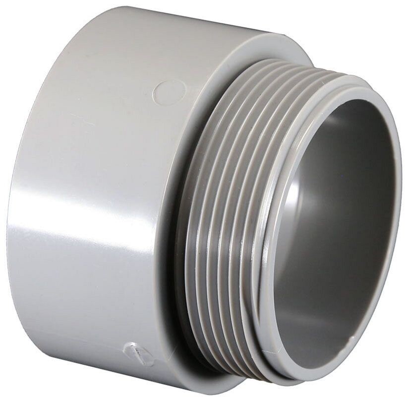 Cantex 5140113, 5″, PVC, Threaded Male, Conduit Adapter, 1 pc