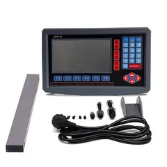 LCD Digital Readout DRO Linear Kit Glass Scales Encodor for 9×42 Bridgeport Mill