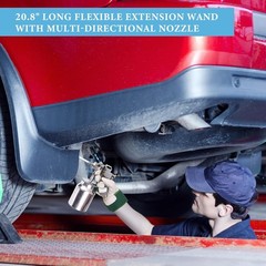 4 Pcs 20.87” Spray Can Nozzle Extension Hose 8 mm Undercoating Spray Gun