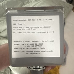 ASCO Power Technologies S50A240V3H Type 1 Surge Protective Device SPD 240/120V