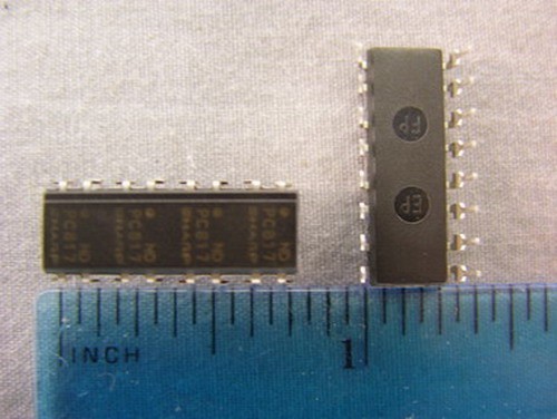 5 Sharp PC847 4 Channel High Density Photocouplers 16-PDIP