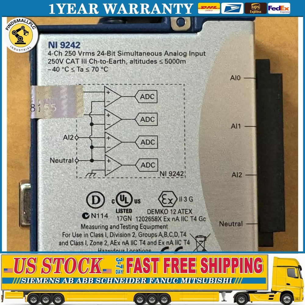 NEW National Instruments NI 9242 NI-9242 FAST SHIPPING