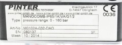 Pinter MANOCOMB-IP65/1K/VA/G1/2 M0102A-032-DAO 0-160 bar -unused/original packaging-