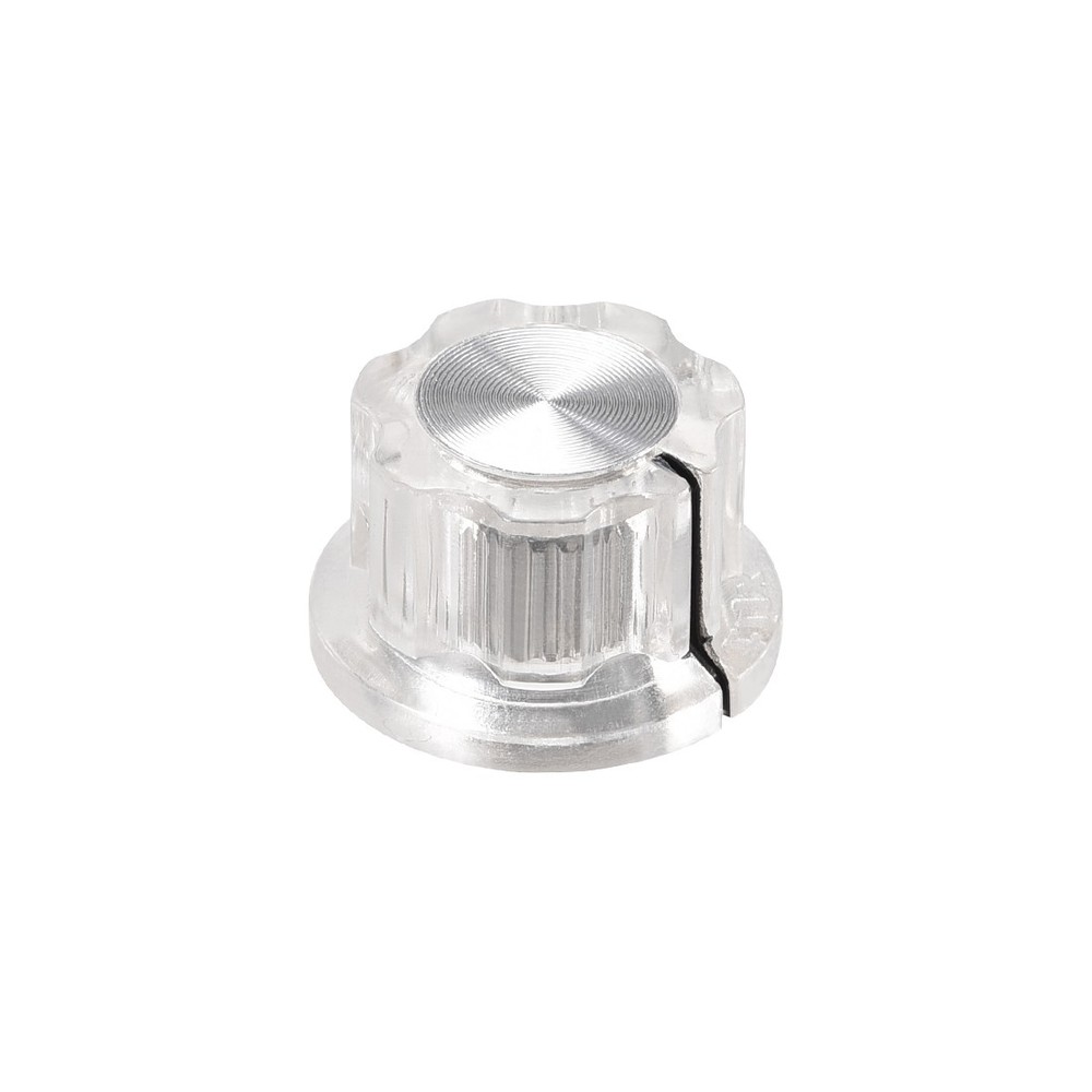 6.4mm Shaft Hole Potentiometer Control Rotary Knobs Effect Pedal Knobs Clear
